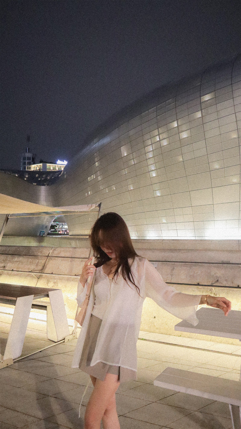 < M A D E > Gentle Airy Sheer Blazer