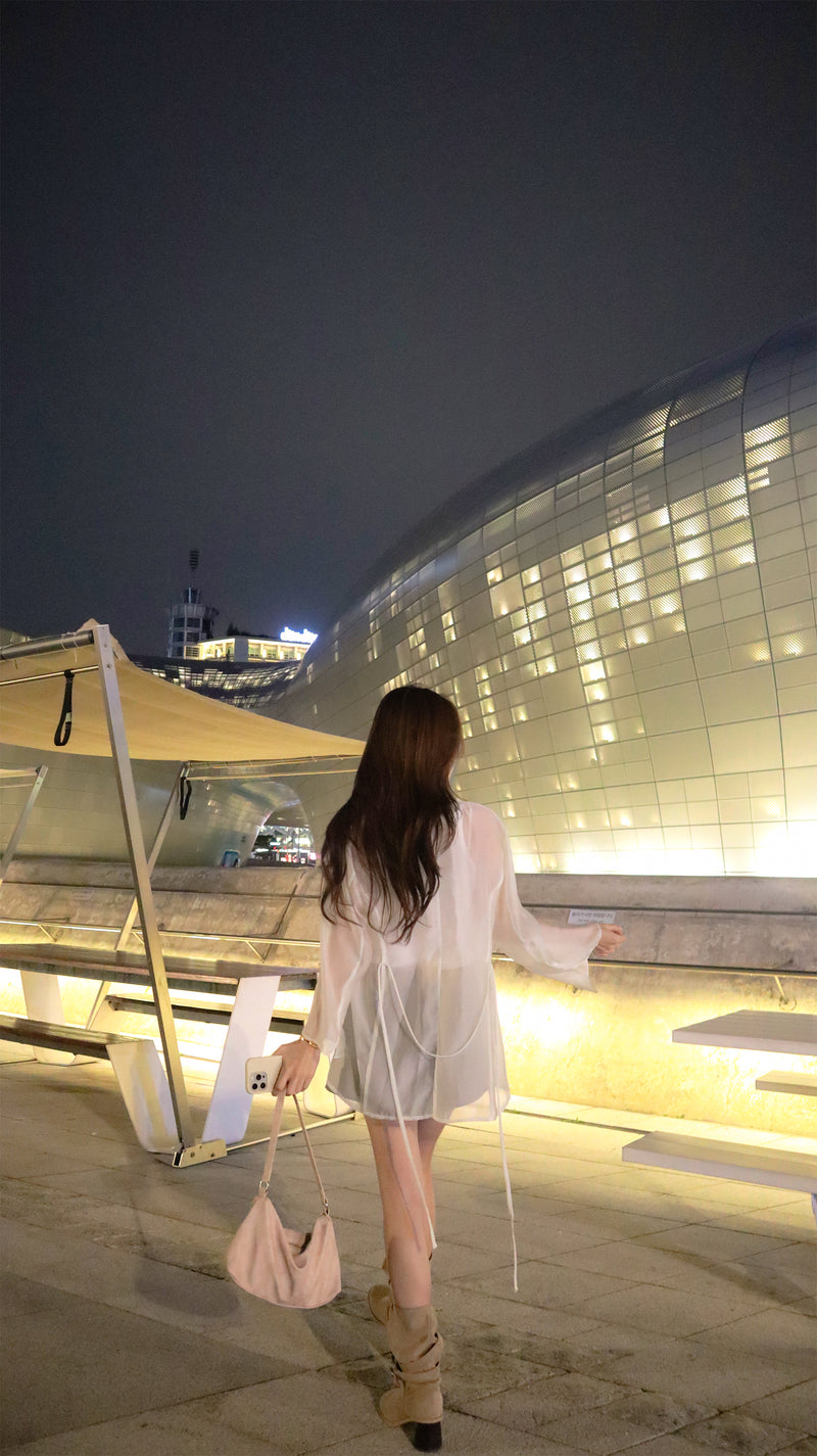 < M A D E > Gentle Airy Sheer Blazer