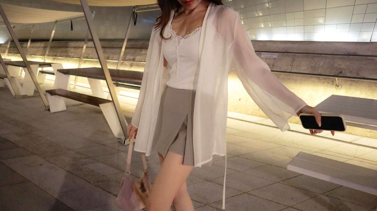 < M A D E > Gentle Airy Sheer Blazer