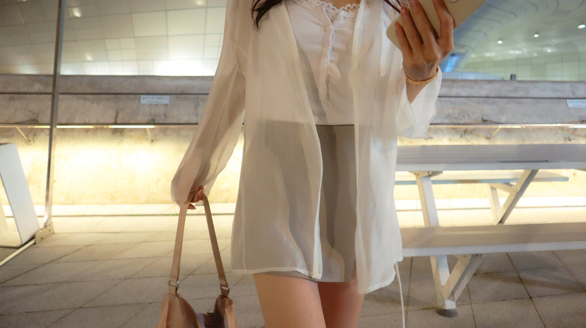 < M A D E > Gentle Airy Sheer Blazer