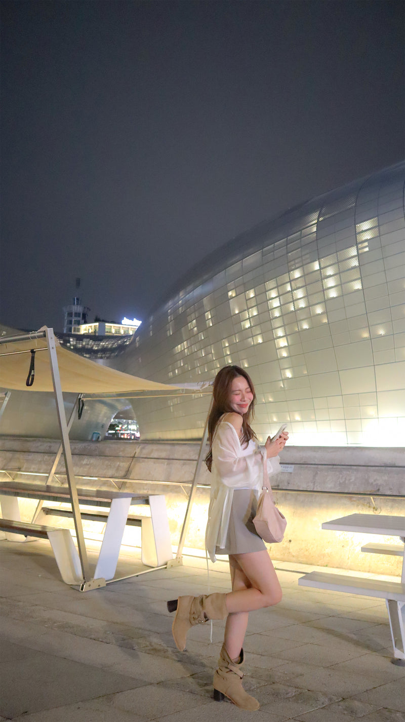 < M A D E > Gentle Airy Sheer Blazer