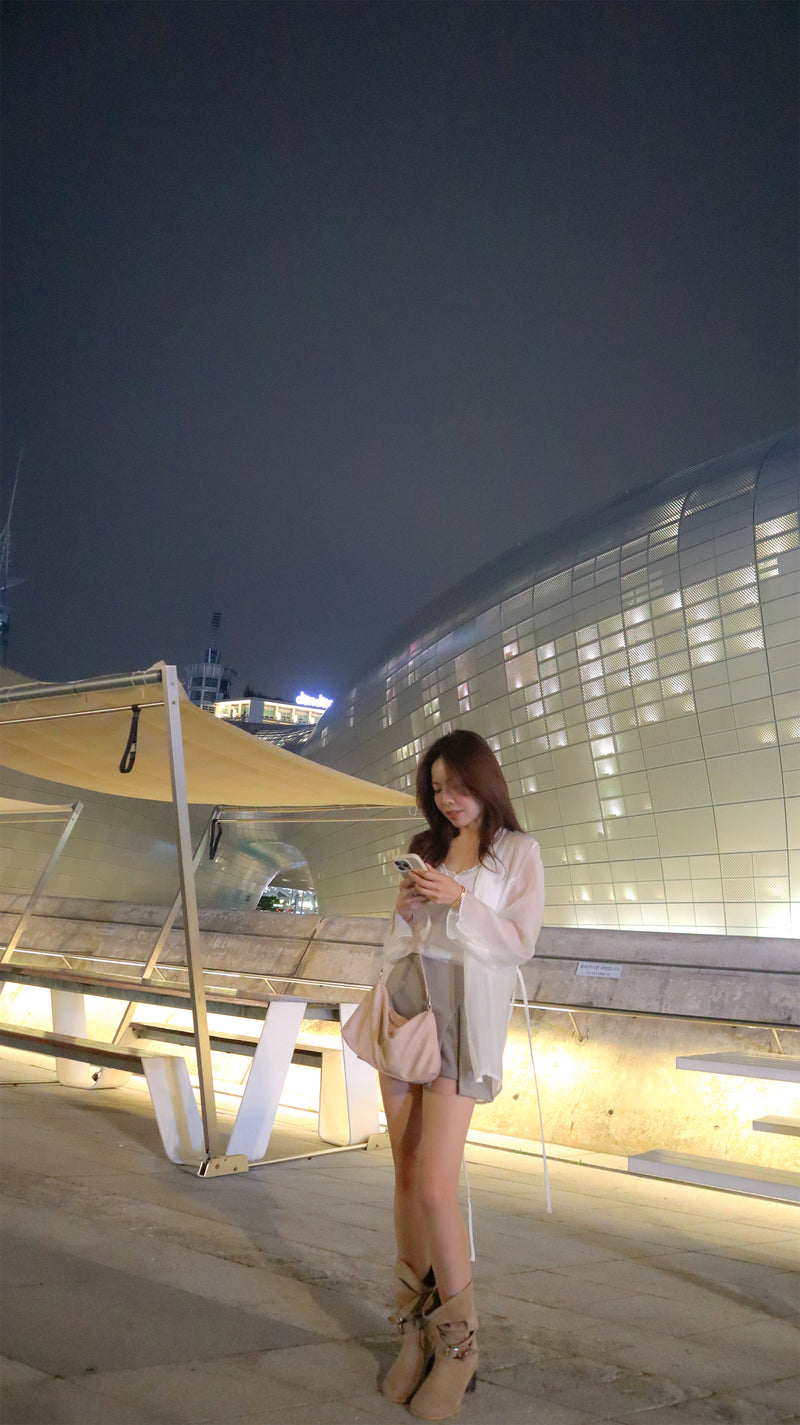 < M A D E > Gentle Airy Sheer Blazer