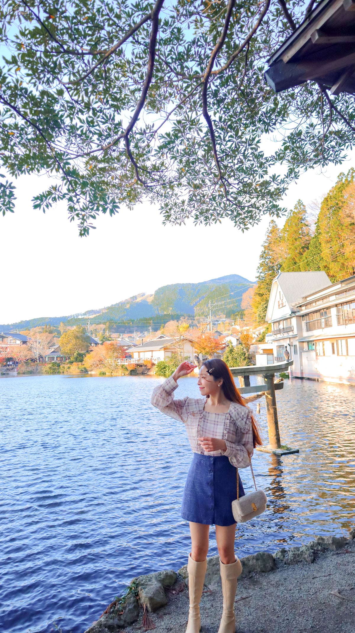 The Dawn Checked Blouse