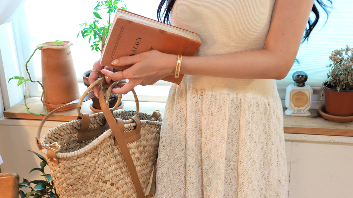 Balmy Toast Crochet Dress