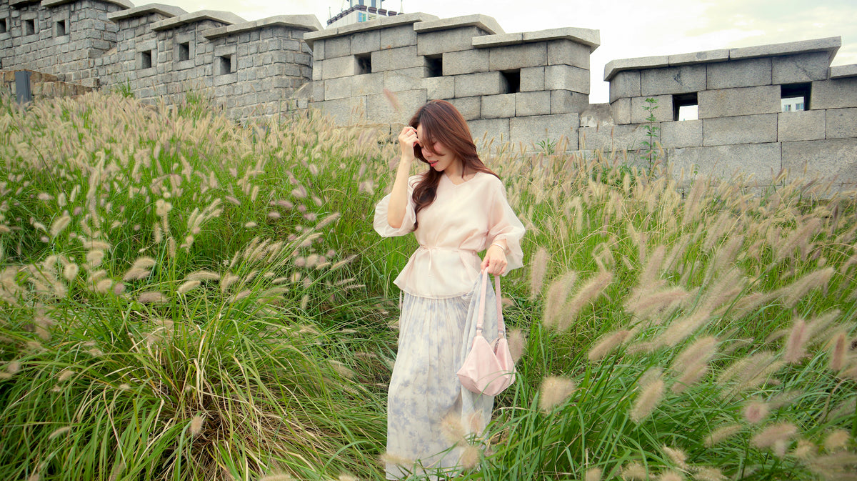 < M A D E > Breezing Organza Sheer Blouse