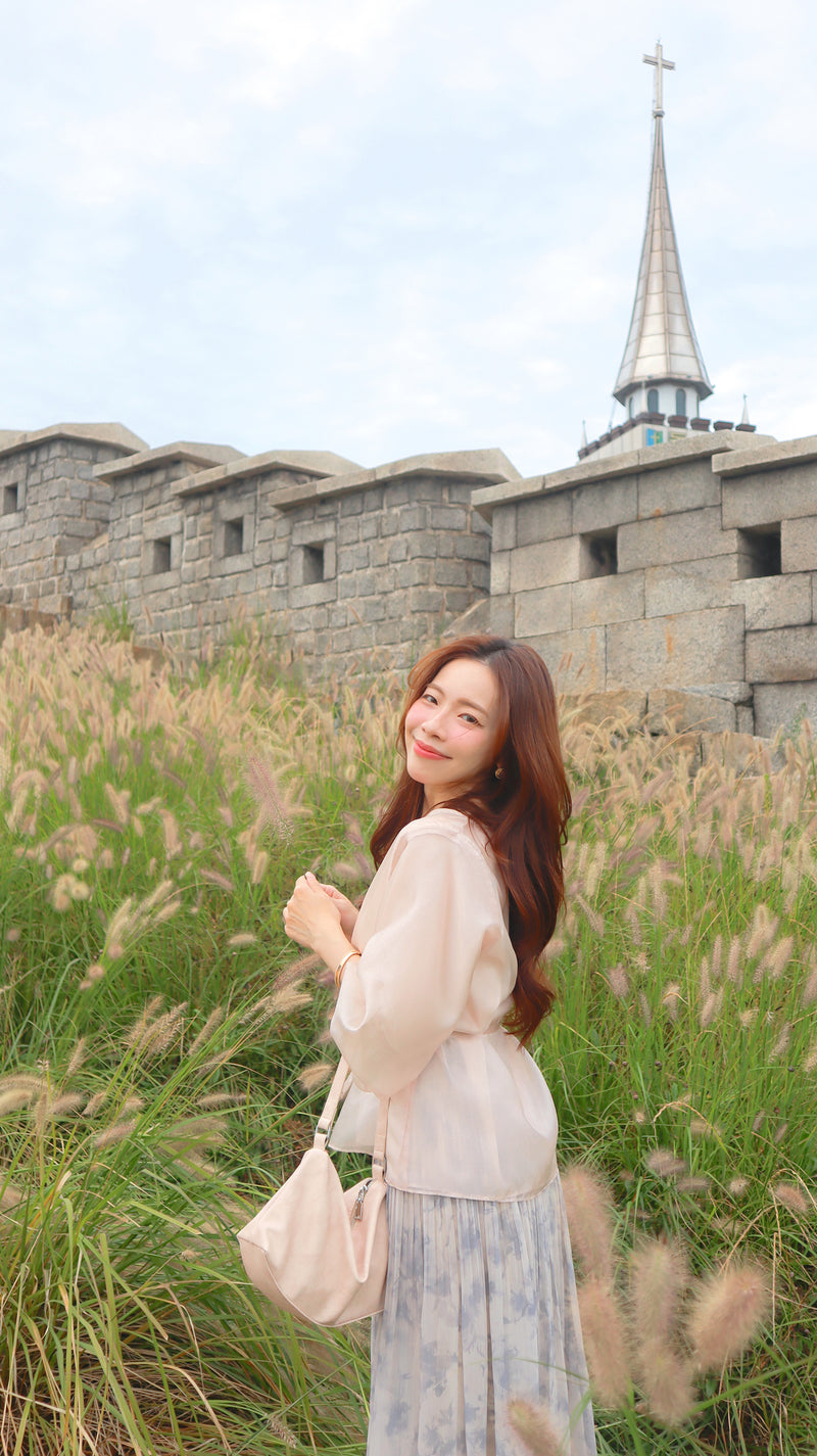 < M A D E > Breezing Organza Sheer Blouse