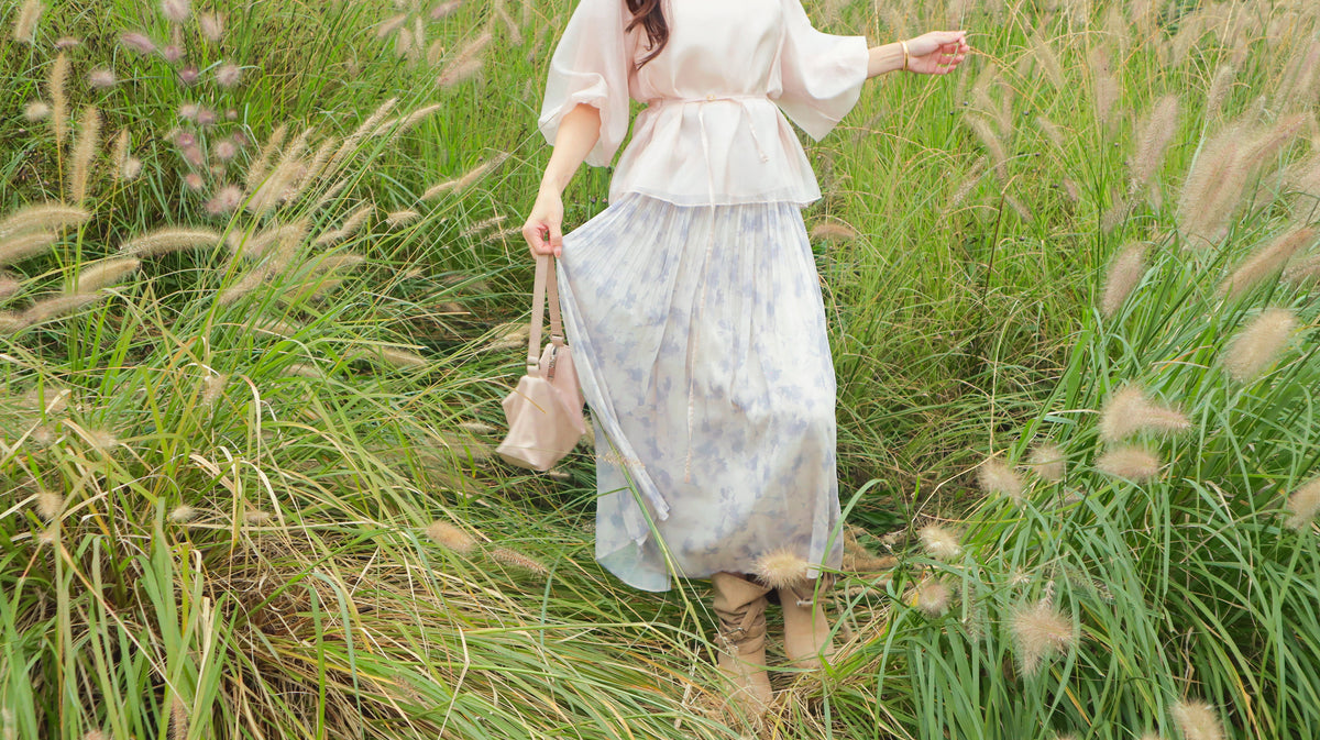 < M A D E > Breezing Organza Sheer Blouse