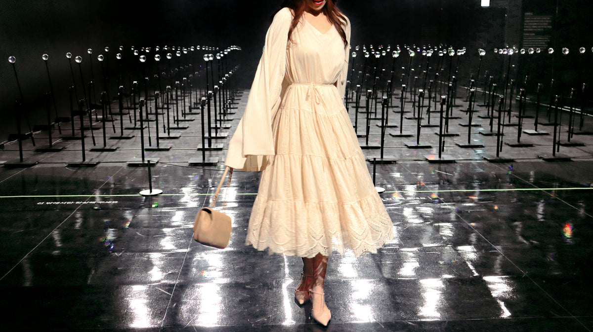 < M A D E > Moses Lace Maxi Dress