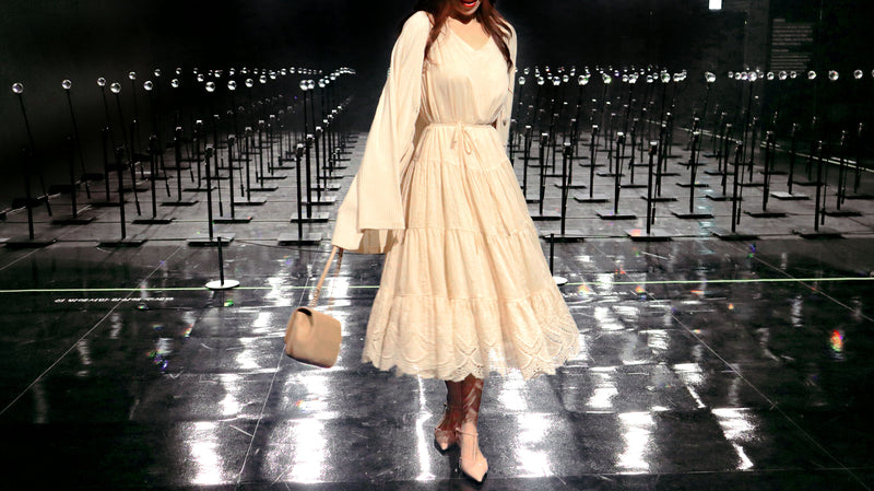 < M A D E > Moses Lace Maxi Dress