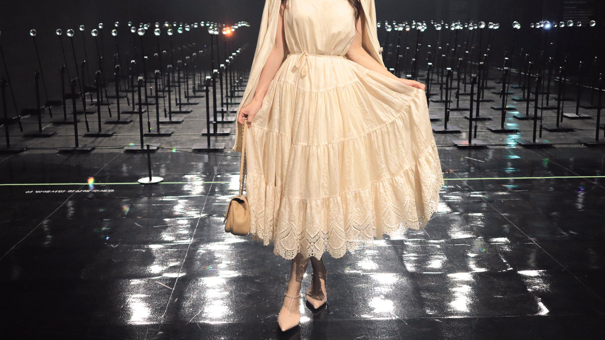 < M A D E > Moses Lace Maxi Dress