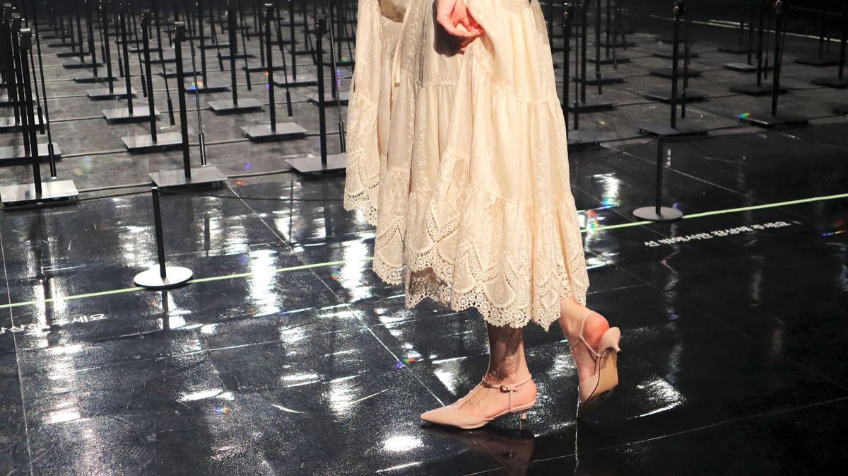 < M A D E > Moses Lace Maxi Dress