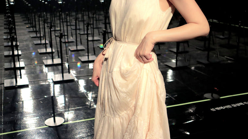 < M A D E > Moses Lace Maxi Dress