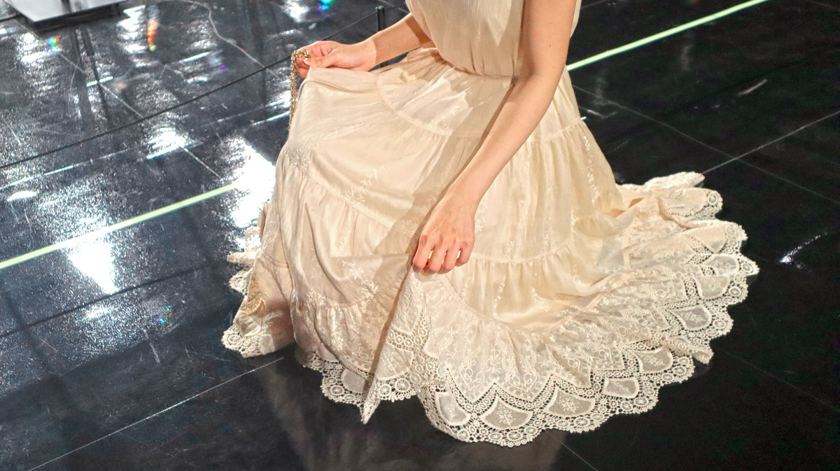 < M A D E > Moses Lace Maxi Dress