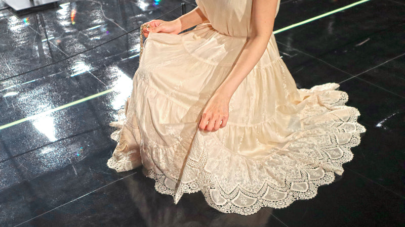 < M A D E > Moses Lace Maxi Dress