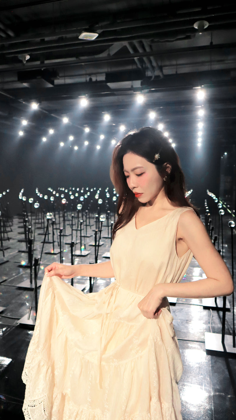 < M A D E > Moses Lace Maxi Dress