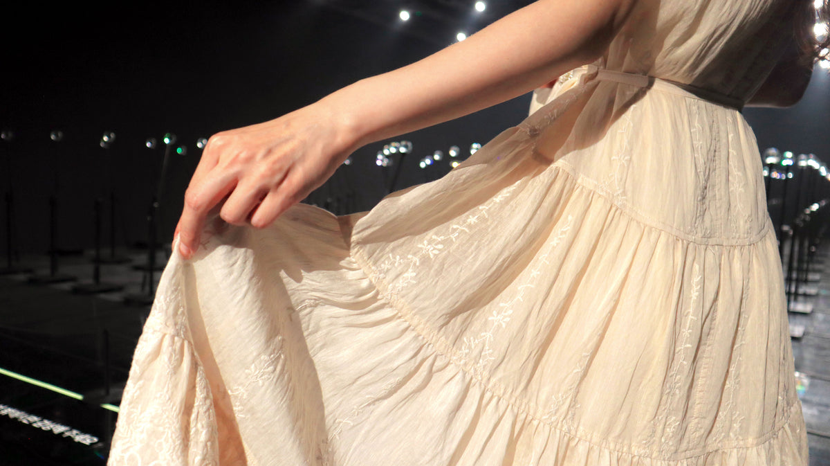 < M A D E > Moses Lace Maxi Dress