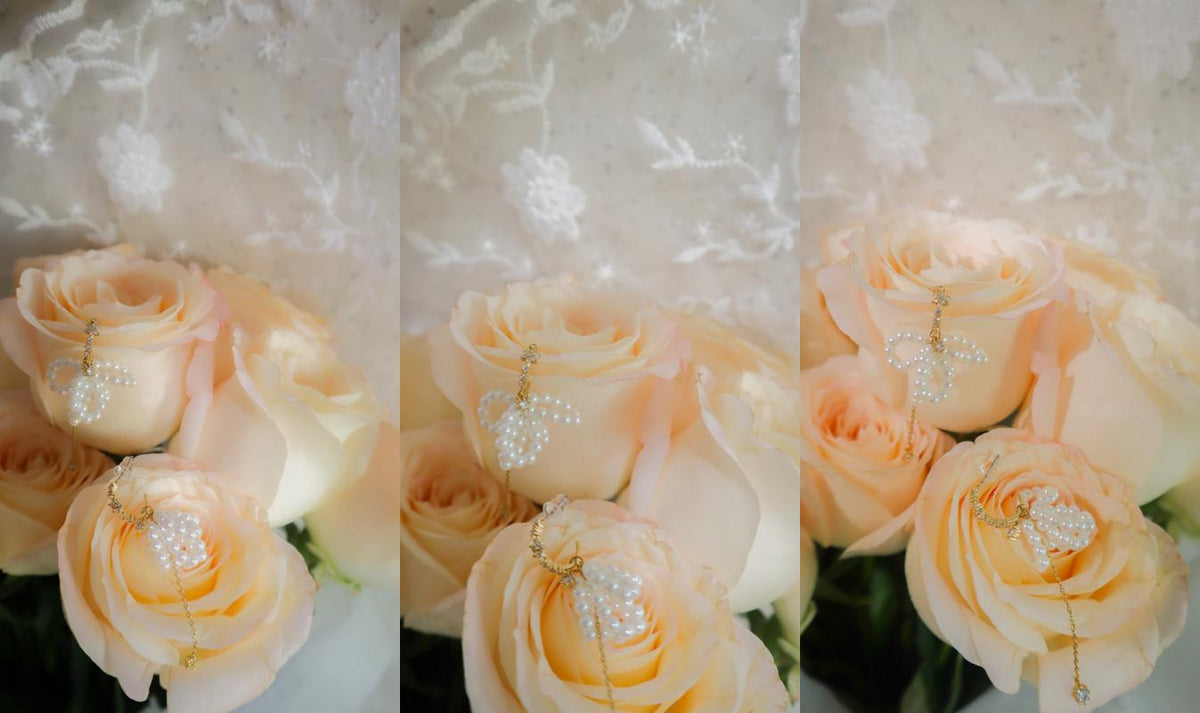 Bouquet Of Pearl Earrings