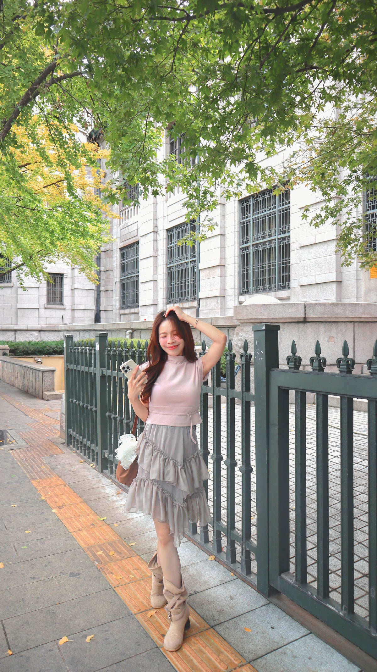 Pont Neuf Ruffle Skirt