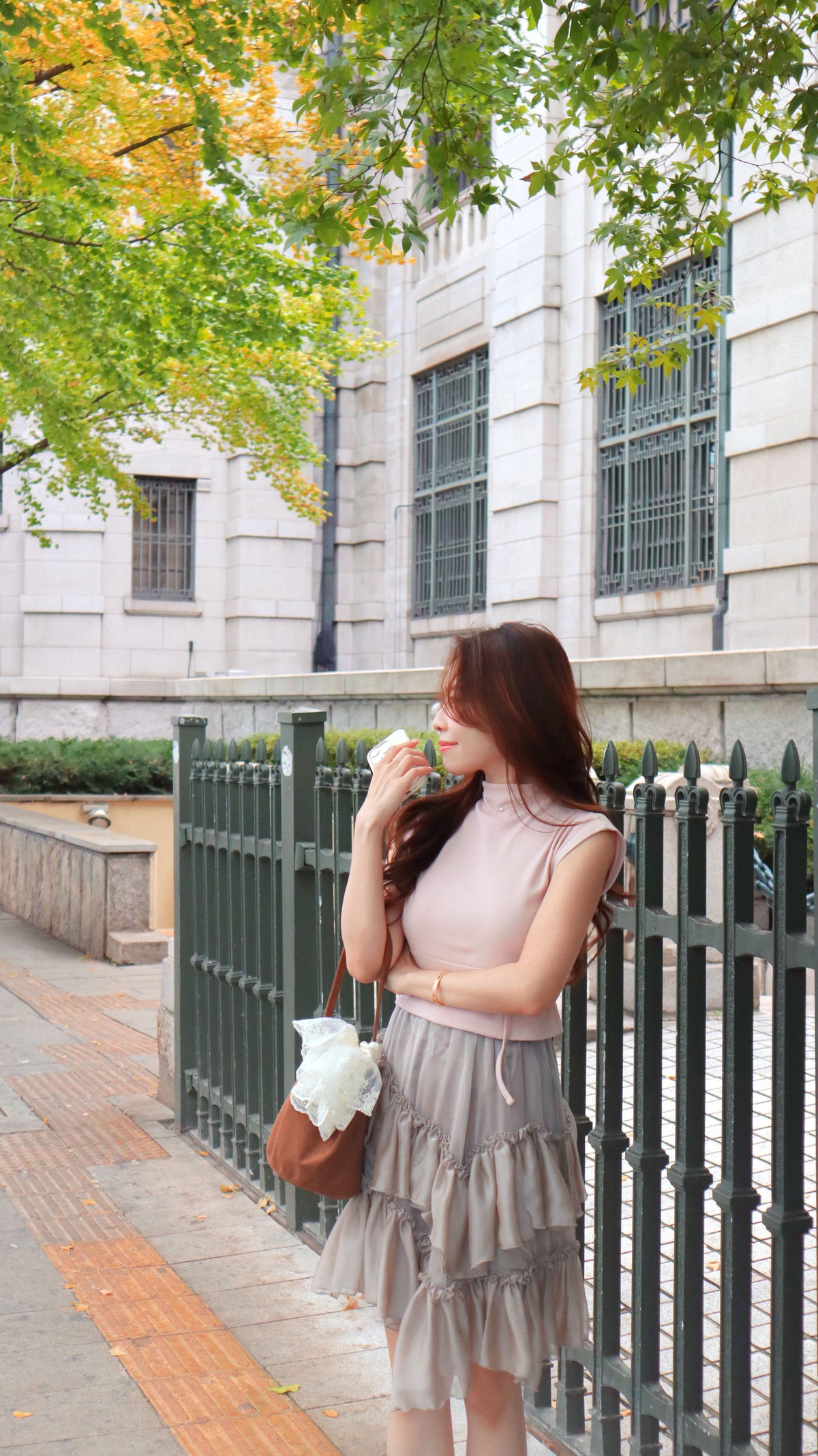 Pont Neuf Ruffle Skirt