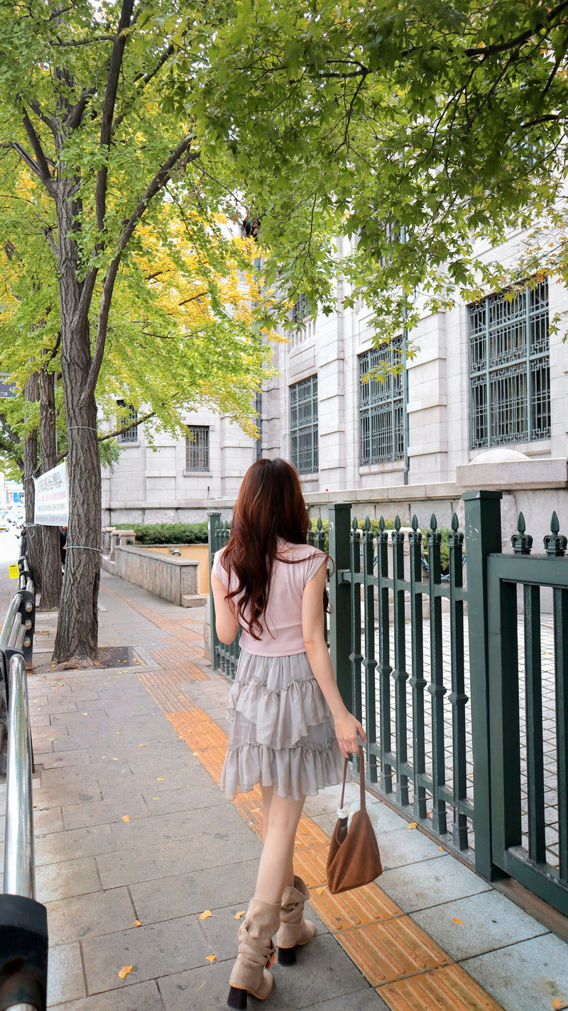 Pont Neuf Ruffle Skirt