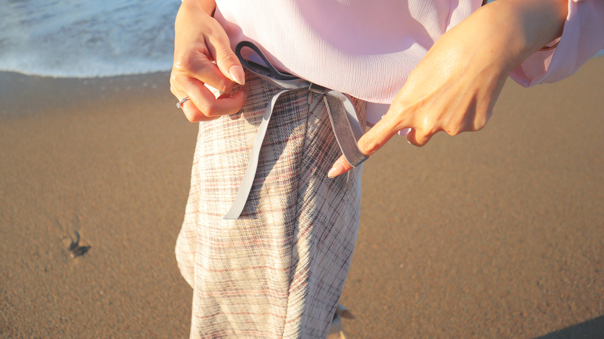 Toasty Warm Checked Skirt