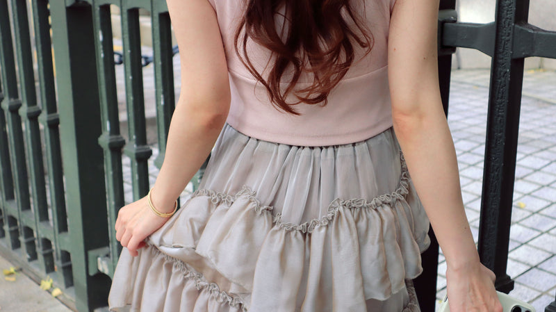 Pont Neuf Ruffle Skirt