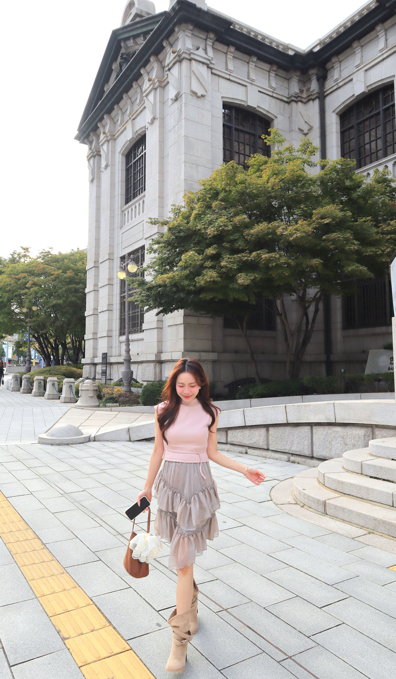 Pont Neuf Ruffle Skirt