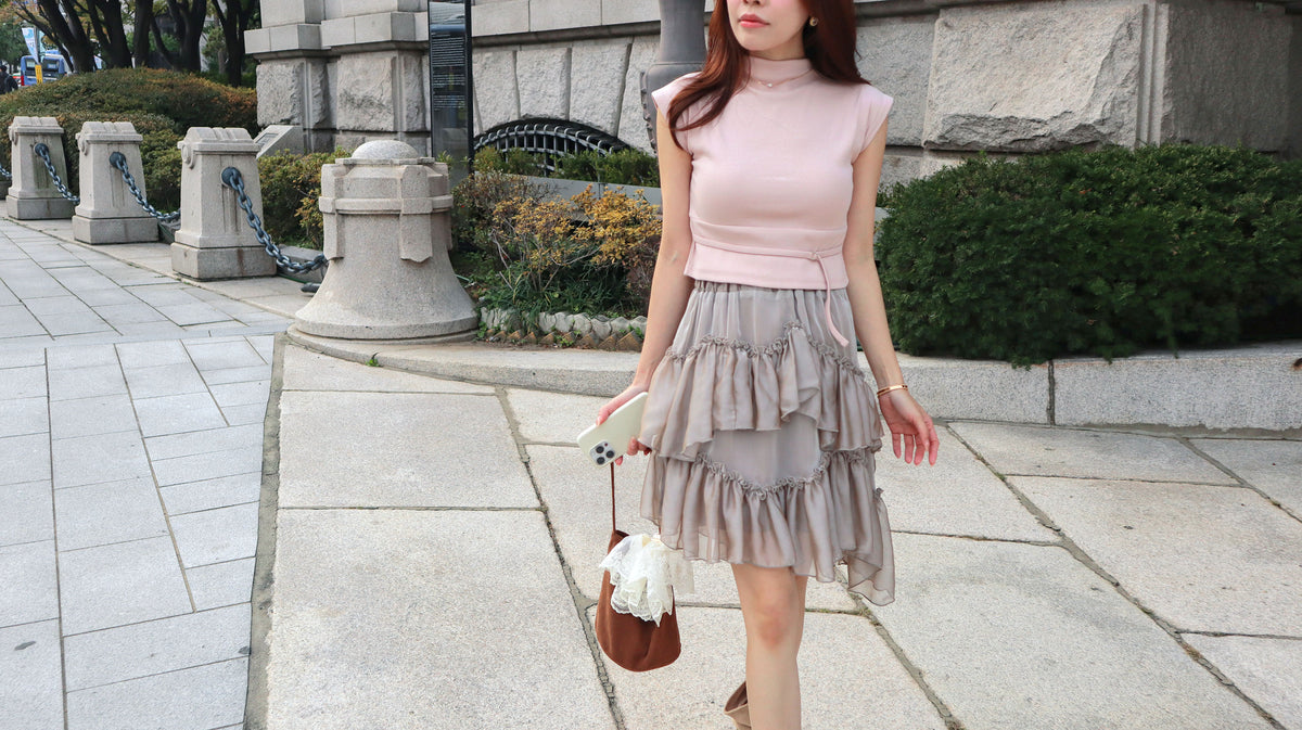 Pont Neuf Ruffle Skirt