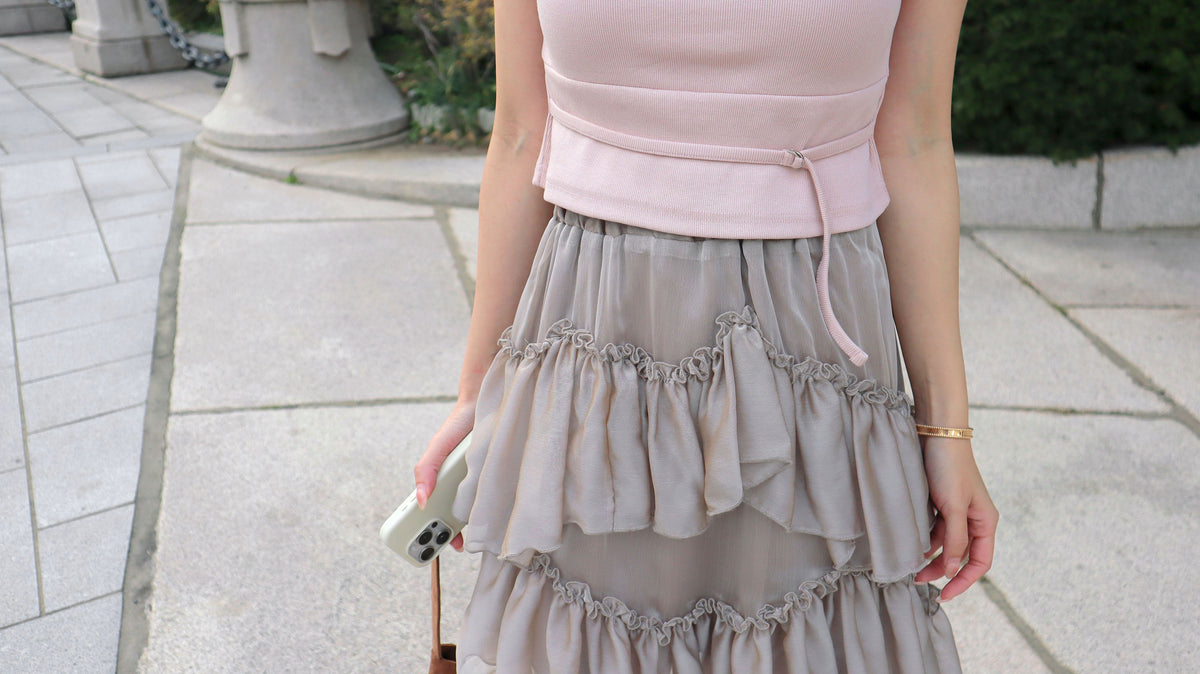 Pont Neuf Ruffle Skirt