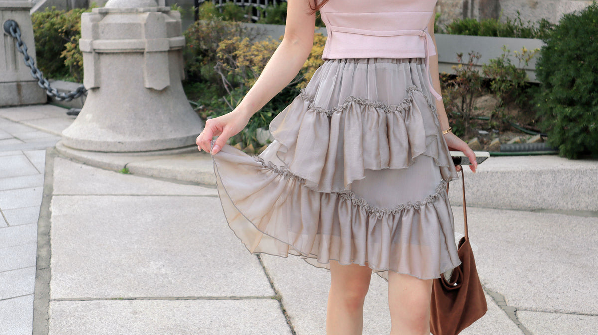 Pont Neuf Ruffle Skirt