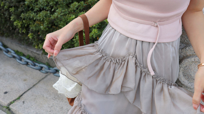 Pont Neuf Ruffle Skirt