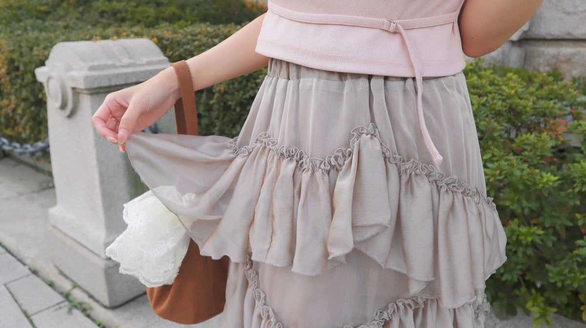 Pont Neuf Ruffle Skirt