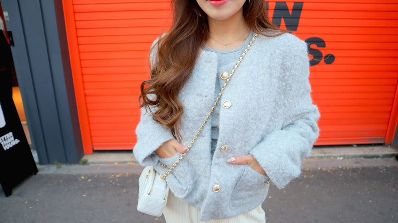 Fluffy Cinders Wool Jacket