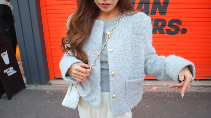 Fluffy Cinders Wool Jacket