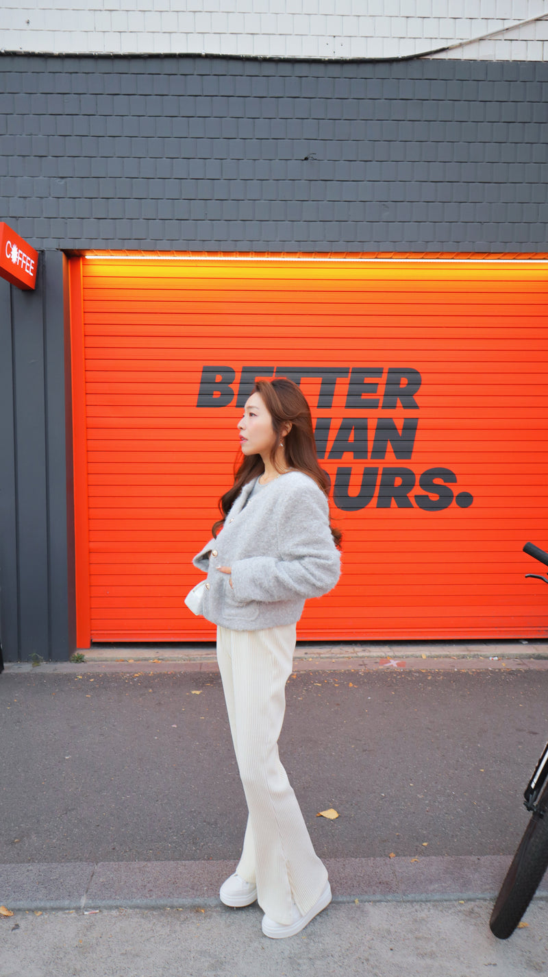 Fluffy Cinders Wool Jacket