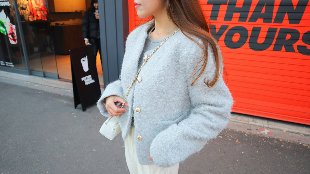 Fluffy Cinders Wool Jacket