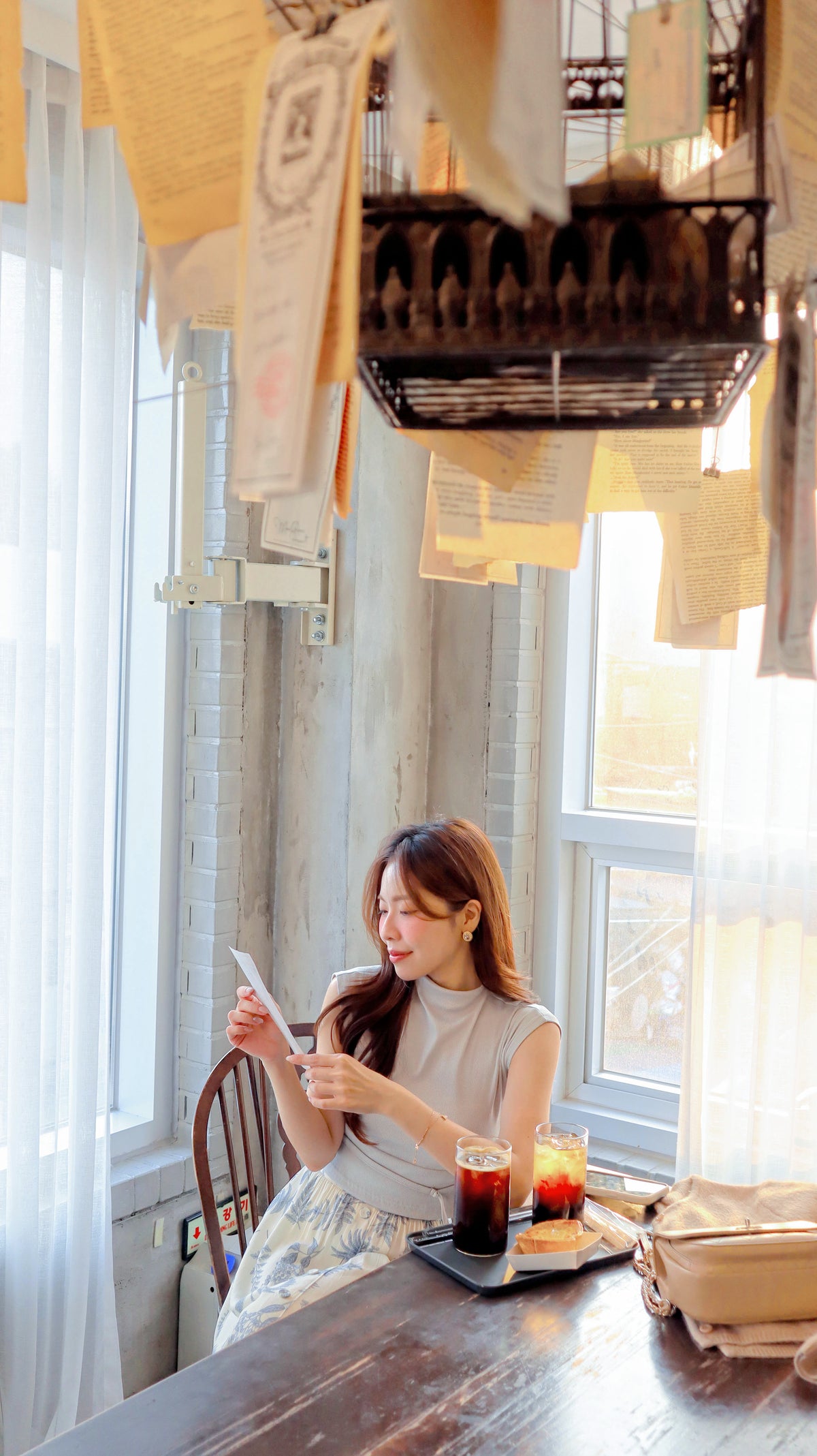 < M A D E > Botanica Sketch Long Skirt