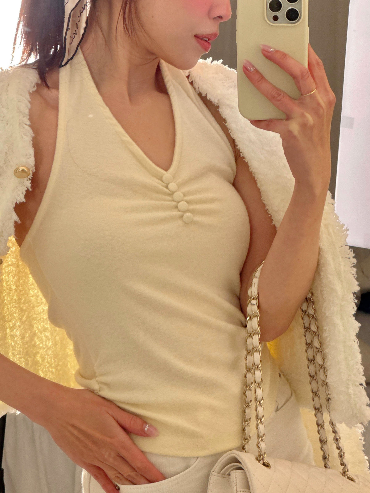 < M A D E > Rare Halter Neck Vest