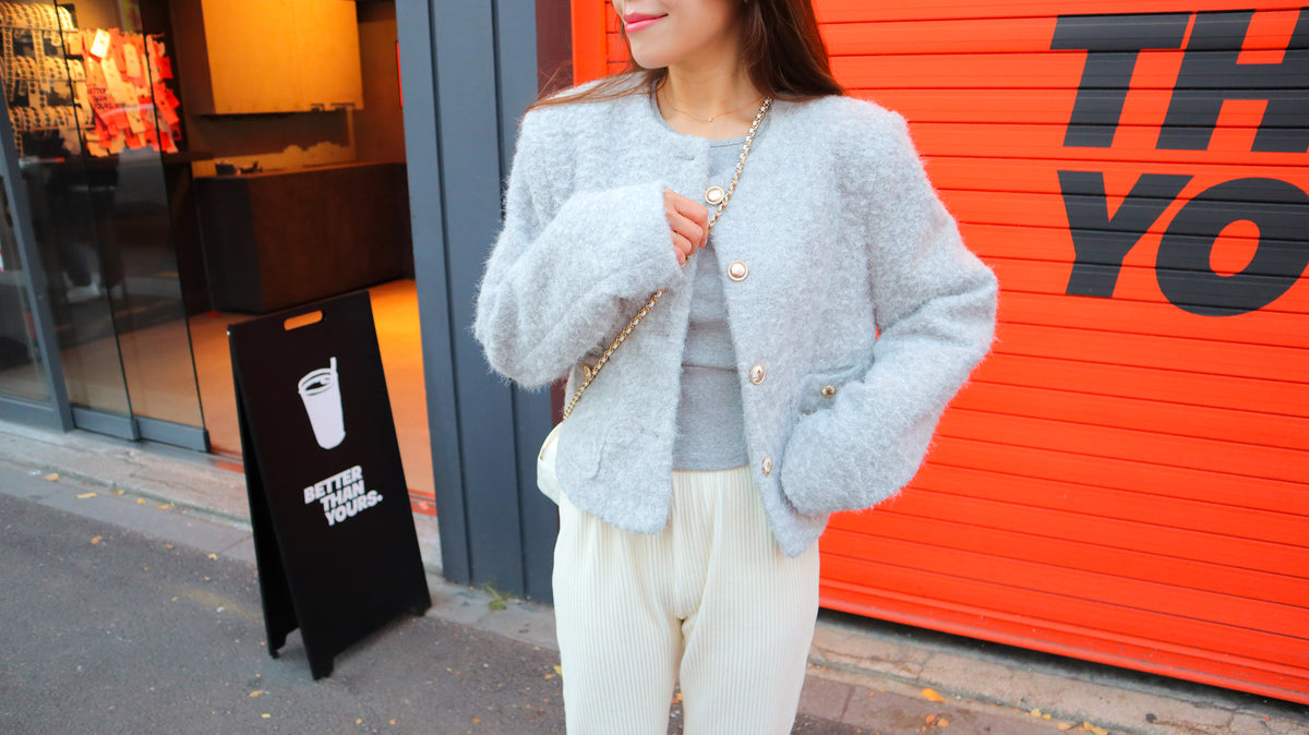 Fluffy Cinders Wool Jacket