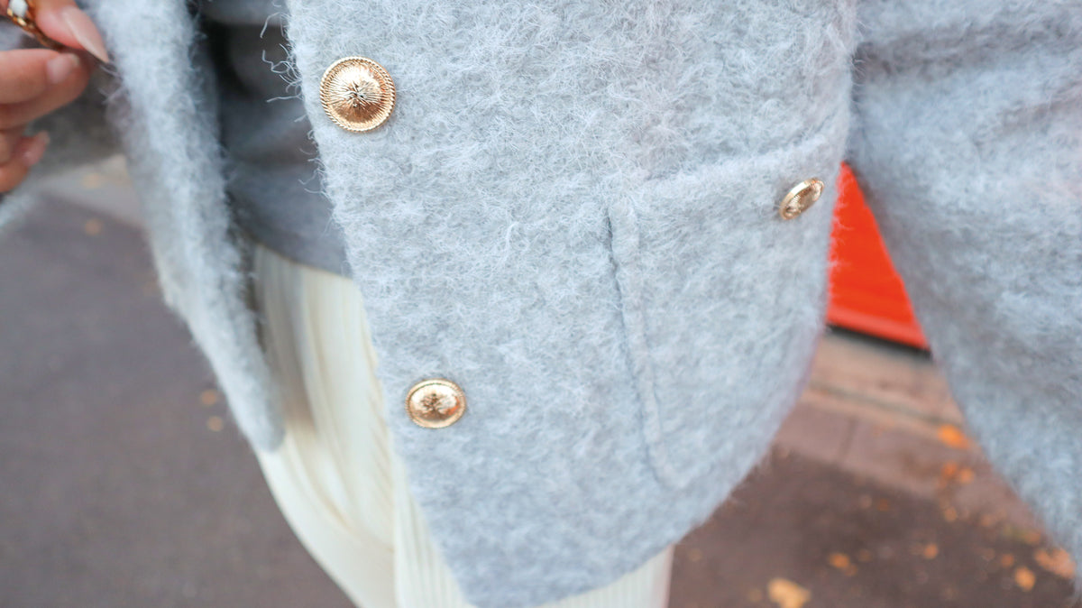 Fluffy Cinders Wool Jacket