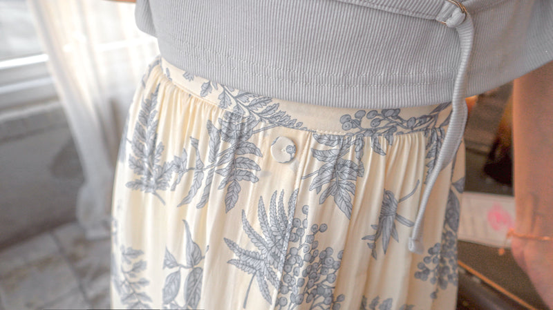 < M A D E > Botanica Sketch Long Skirt