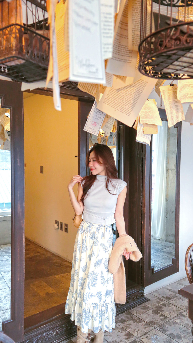 < M A D E > Botanica Sketch Long Skirt