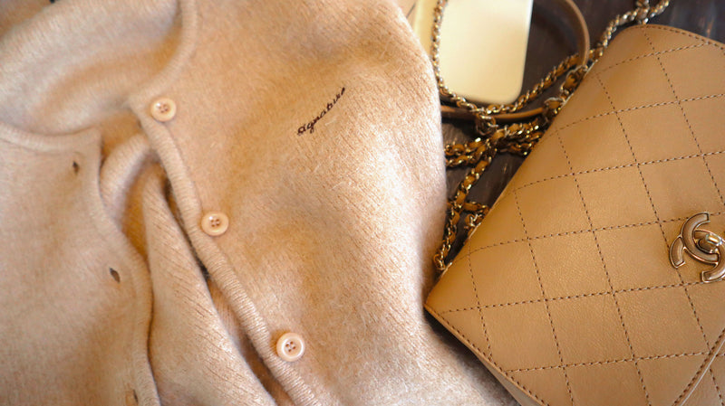 Almond Milk Tea Cardigan