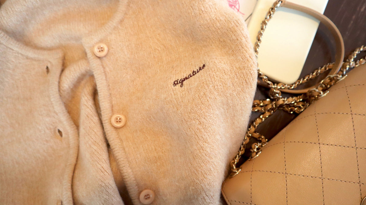 Almond Milk Tea Cardigan