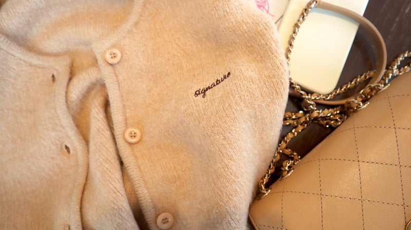 Almond Milk Tea Cardigan