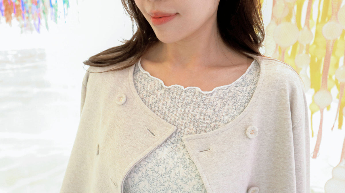 < M A D E > Gallery Morning Knitted Top