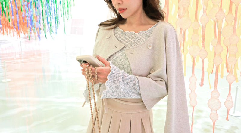 < M A D E > Gallery Morning Knitted Top