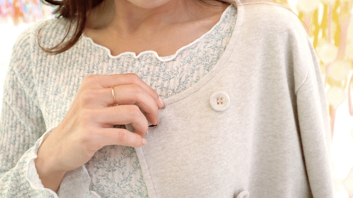 < M A D E > Gallery Morning Knitted Top