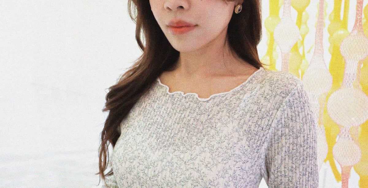 < M A D E > Gallery Morning Knitted Top