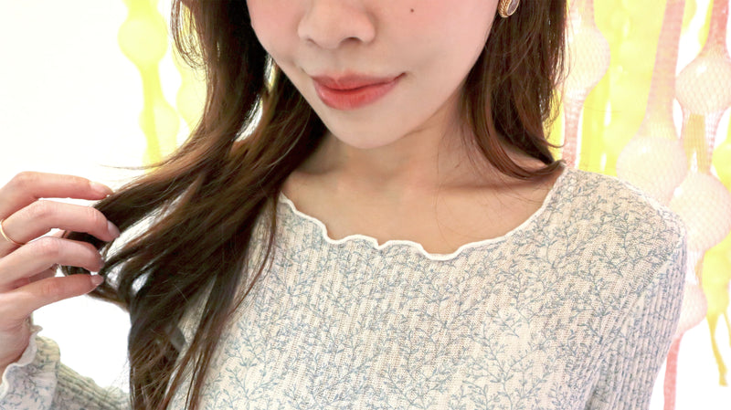 < M A D E > Gallery Morning Knitted Top